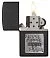 Зажигалка ZIPPO Classic с покрытием Black Crackle™, латунь/сталь, чёрная, матовая, 38x13x57 мм small_img_2