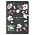 Ежедневник Flexy Milano Print Sample Jo Malone А5, черный, недатированный, в гибкой обложке_черный-1