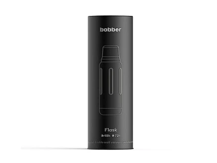 Термос для напитков, вакуумный, бытовой, тм bobber. Объем 1 литр. Артикул Flask-1000 Glossy
