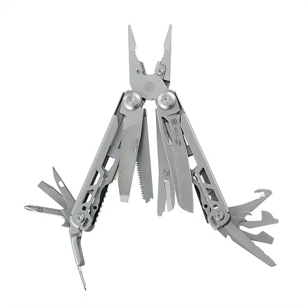 Мультитул Stinger, 110 х 22 мм, 22 функции, сталь, серебристый, в картонной коробке, в комплекте нейлоновый чехол