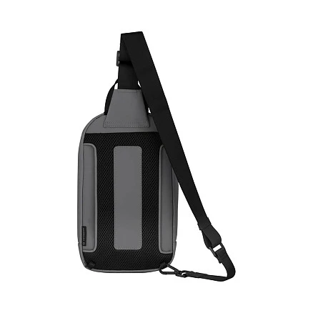 Рюкзак с одним плечевым ремнём VICTORINOX Travel Essentials, серый, полиэстер, 18x8x30 см