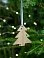 Деревянная подвеска Christmate, елочка small_img_4