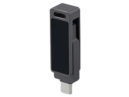 Флешка 32 ГБ USB Type-C и USB 3.0 с подсветкой лого Спинлайт