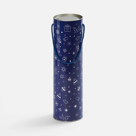 Тубус для бутылки Snowlace, синий
