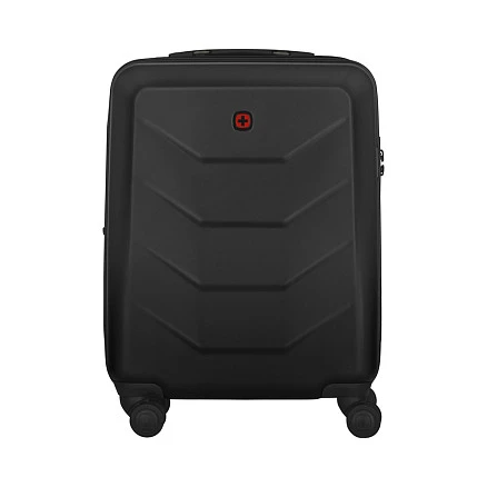 Чемодан WENGER Prymo, чёрный, малый, 40х55х20 см, 36 л, ABS+PC