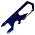 Брелок-карабин/мультитул Tools Unic мультифункциональный, 8 в 1, темно-синий_темно-синий