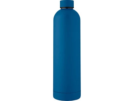 Spring Медная спортивная бутылка объемом 1 л с вакуумной изоляцией , tech blue