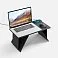 Складной стол для ноутбука с беспроводной зарядкой Kickstand Table, серый small_img_1