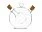 Двойная емкость для масла и уксуса Dressing_ПРОЗРАЧНЫЙ, БЕЖЕВЫЙ