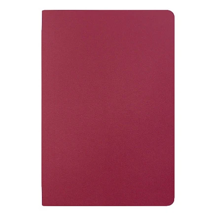 Ежедневник Flexy Velours de soie  А5, бордовый, недатированный, в гибкой обложке