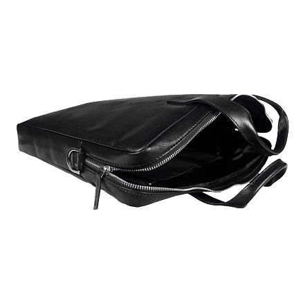 Портфель из натуральной кожи Leather Country Attashe, черный