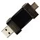 Флеш накопитель USB 2.0 + TYPE C , Palo Alto металл, черный матовый, 16 GB small_img_3