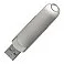 Флеш накопитель USB 2.0 + TYPE C Cupertino, металл, серебристый матовый, 32 GB small_img_2