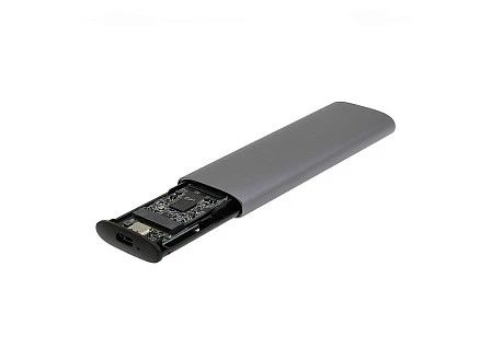 Внешний портативный SSD диск 2,5 128Гб TypeC, серебристый