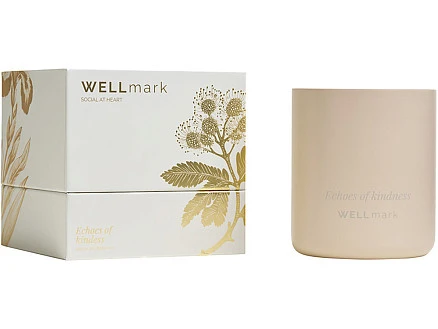 Ароматическая свеча Wellmark Echoes of Kindness- Ecru бежевый