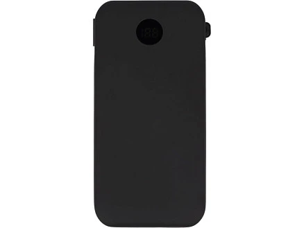 Внешний беспроводной аккумулятор с подсветкой лого Astro, 10000 mAh, черный
