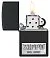 Зажигалка ZIPPO License Plate с покрытием Black Matte, латунь/сталь, черная, 38x13x57 мм small_img_3