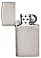 Зажигалка ZIPPO Slim® с покрытием Brushed Chrome, латунь/сталь, серебристая, матовая, 29x10x60 мм small_img_4