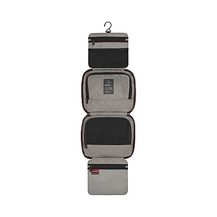 Несессер VICTORINOX Travel Essentials с крючком для подвешивания, чёрный, полиэстер, 27x11x22 см