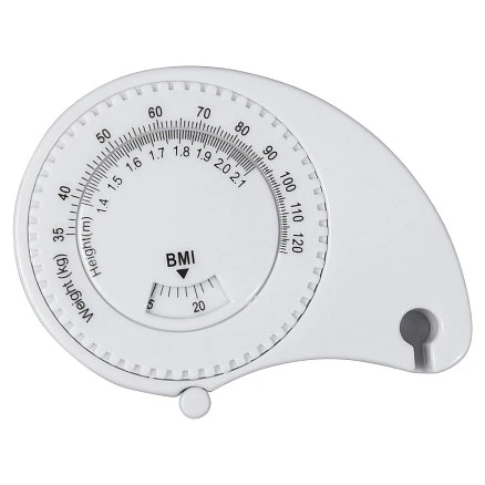 Рулетка Tools Weight, 1,5 метра, белая, пластиковая, с мягкой лентой