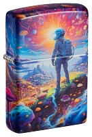 Зажигалка ZIPPO Mushroom Forest Design с покрытием 540 Matte, латунь/сталь, разно