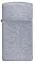 Зажигалка ZIPPO Slim® с покрытием Street Chrome™, латунь/сталь, серебристая, матовая, 29x10x60 мм small_img_2