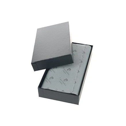 Кошелек Pierre Cardin с power bank 4000 mAh, серый, полиуретан, в подарочной коробке