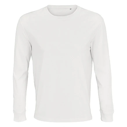Футболка мужская PIONEER Long Sleeve,белый, S, 100% хлопок,175 г/м2