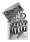 Зажигалка ZIPPO Classic с покрытием Brushed Chrome, латунь/сталь, серебристая, матовая, 38x13x57 мм_СЕРЕБРИСТЫЙ