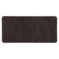 Шеврон Rectangle Mocco размер 60*30 мм, коричневый, со скругленными углами