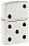 Зажигалка ZIPPO Domino Design с покрытием White Matte, латунь/сталь, белая, матовая, 38x13x57 мм_БЕЛЫЙ