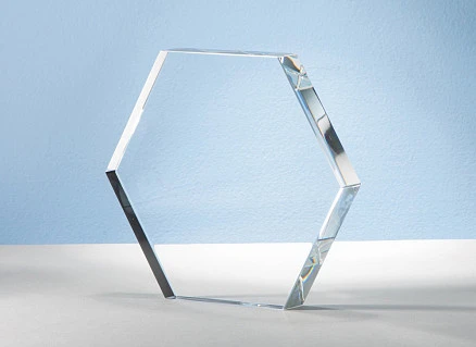 Награда Hexagon, прозрачный