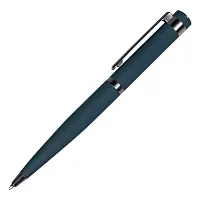 Ручка шариковая софт тач Grand Attashe металлическая, темно-синяя