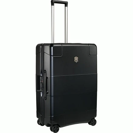 Чемодан VICTORINOX Lexicon, чёрный, 100% поликарбонат, 45x28x68 см, 73 л