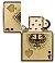 Зажигалка ZIPPO Ace of Skulls Design с покрытием 540 Tumbled Brass, латунь/сталь, золотистая, 38x13x57 мм small_img_4