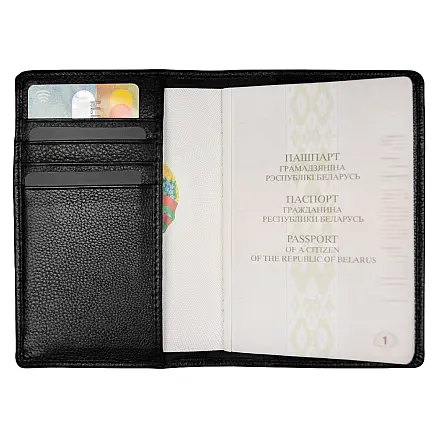 Набор подарочный Solution Prestige Quardo ( ежедневник, наушники, обложка для паспорта, ручка), черный