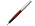 Перьевая ручка Parker Jotter Red CT , перо: F, цвет чернил: black, в подарочной упаковке_красный, серебристый, черный