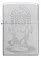 Зажигалка ZIPPO Vintage Dance с покрытием Satin Chrome, латунь/сталь, серебристая, 38x13x57 мм small_img_2