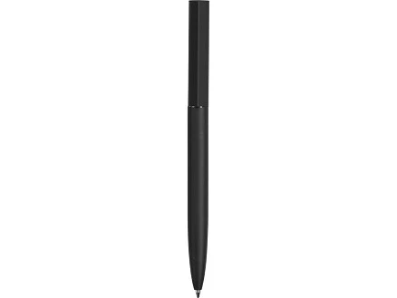 Шариковая металлическая ручка Minimalist софт-тач, черная
