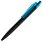 Ручка шариковая Prodir QS01 PRT-P Soft Touch, черная с голубым_ЧЕРНАЯ С ГОЛУБЫМ