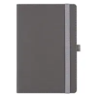 Ежедневник Alfa Note Pasu А5, серый/серый,  недатированный, в твердой обложке