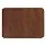 Шеврон Rectangle Smooth Leather размер 50*70 мм, коричневый, со скругленными углами_КОРИЧНЕВЫЙ