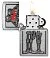 Зажигалка ZIPPO Couple Love с покрытием Brushed Chrome, латунь/сталь, серебристая, 36x13x57 мм small_img_3