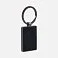 Брелок Gun Metal Leather Rectangle, графитовый small_img_1