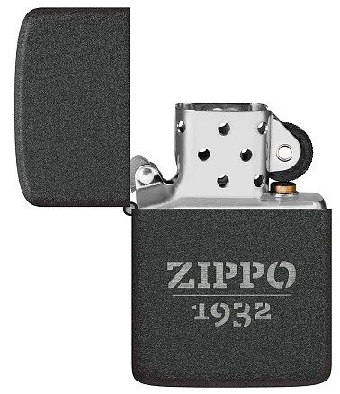 Зажигалка ZIPPO 1941 Replica™, с покрытием Black Crackle, черный, матовая, 38x13x57 мм