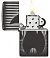 Зажигалка ZIPPO Classic с покрытием High Polish Black, латунь/сталь, черная, глянцевая, 38x13x57 мм small_img_3