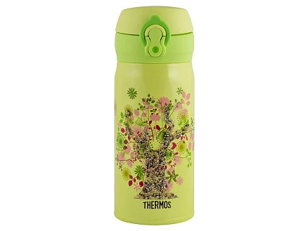 Термос из нерж. стали тм THERMOS JNL-350-SWTREE, зеленый