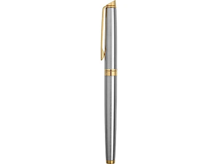 Ручка роллер Waterman Hemisphere Stainless Steel GT F, серебристый/золотистый
