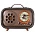 Ретро радио в стиле радиолы, диапазон частот  AM FM SW, USB, Bluetooth, Heritage Memories, со светодиодной подсветкой, цвет коричневый_коричневый