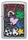 Зажигалка ZIPPO All Luck с покрытием Street Chrome, латунь/сталь, серебристая, 38x13x57 мм small_img_2